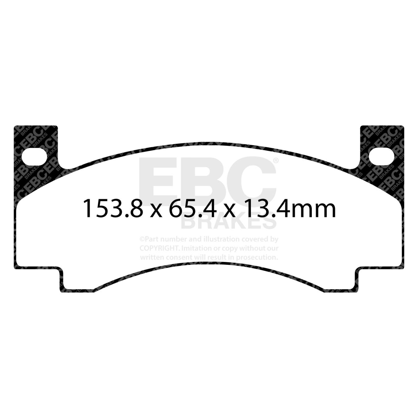 Plaquettes EBC Yellowstuff DP41176R