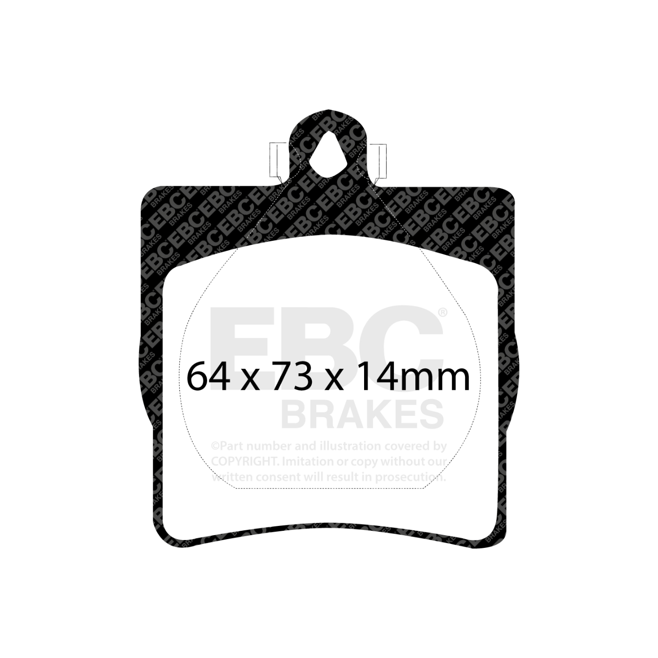 Plaquettes EBC Yellowstuff DP41191R