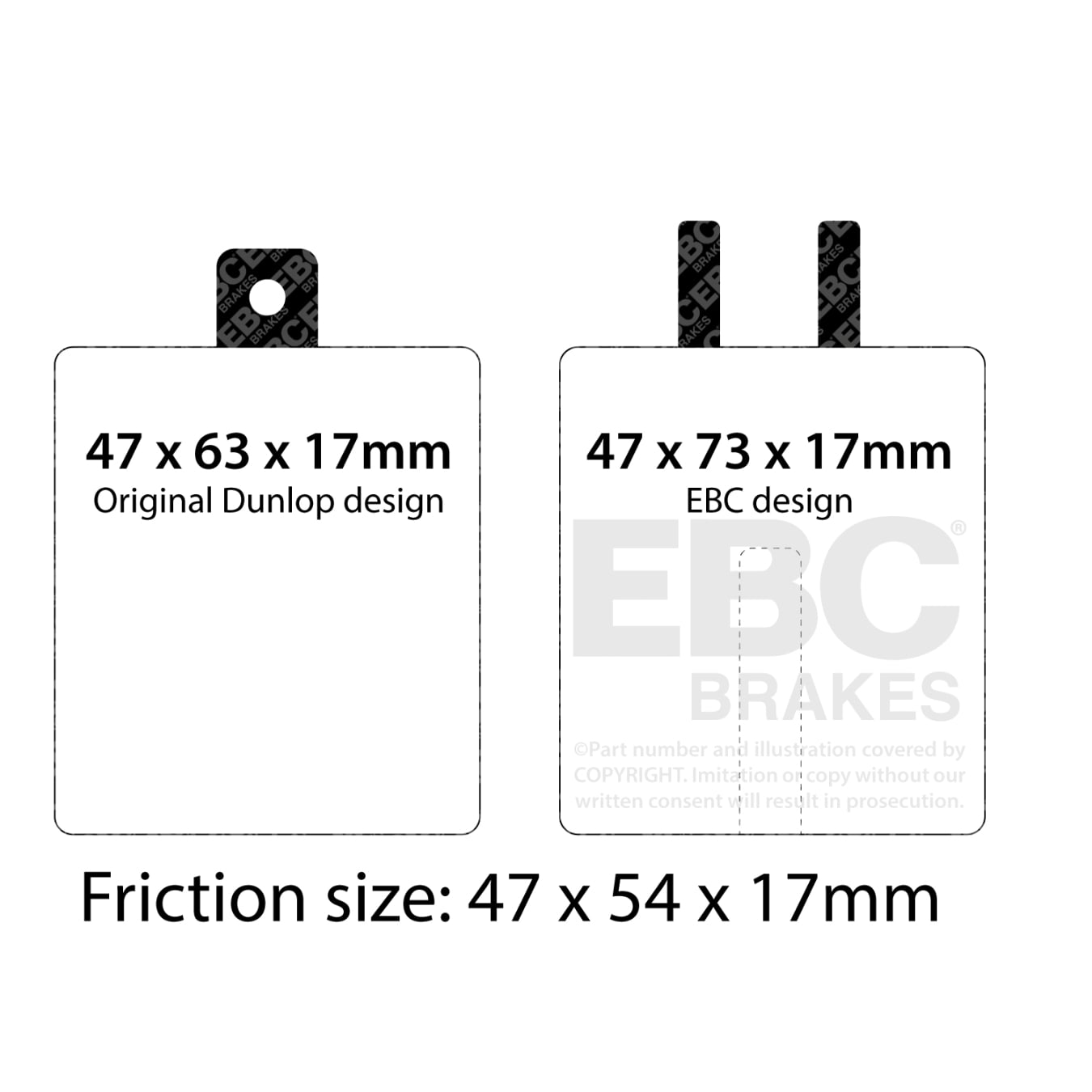 Plaquettes EBC Yellowstuff DP4120R