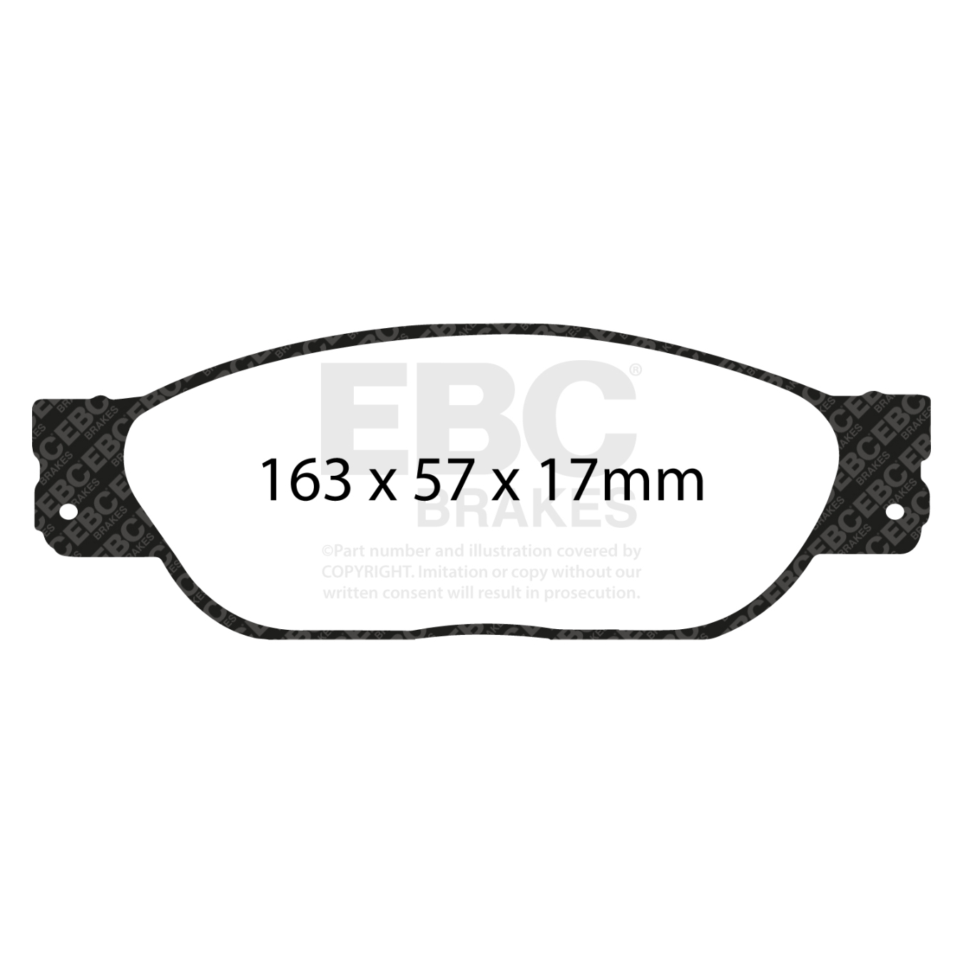 Plaquettes EBC Yellowstuff DP41220R
