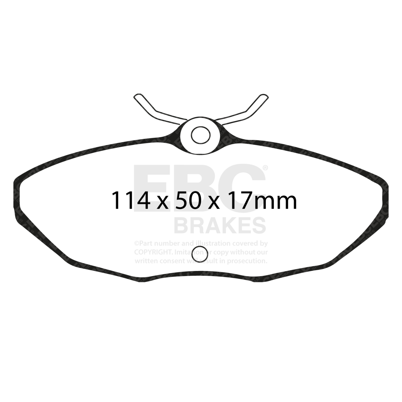 Plaquettes EBC Yellowstuff DP41221R
