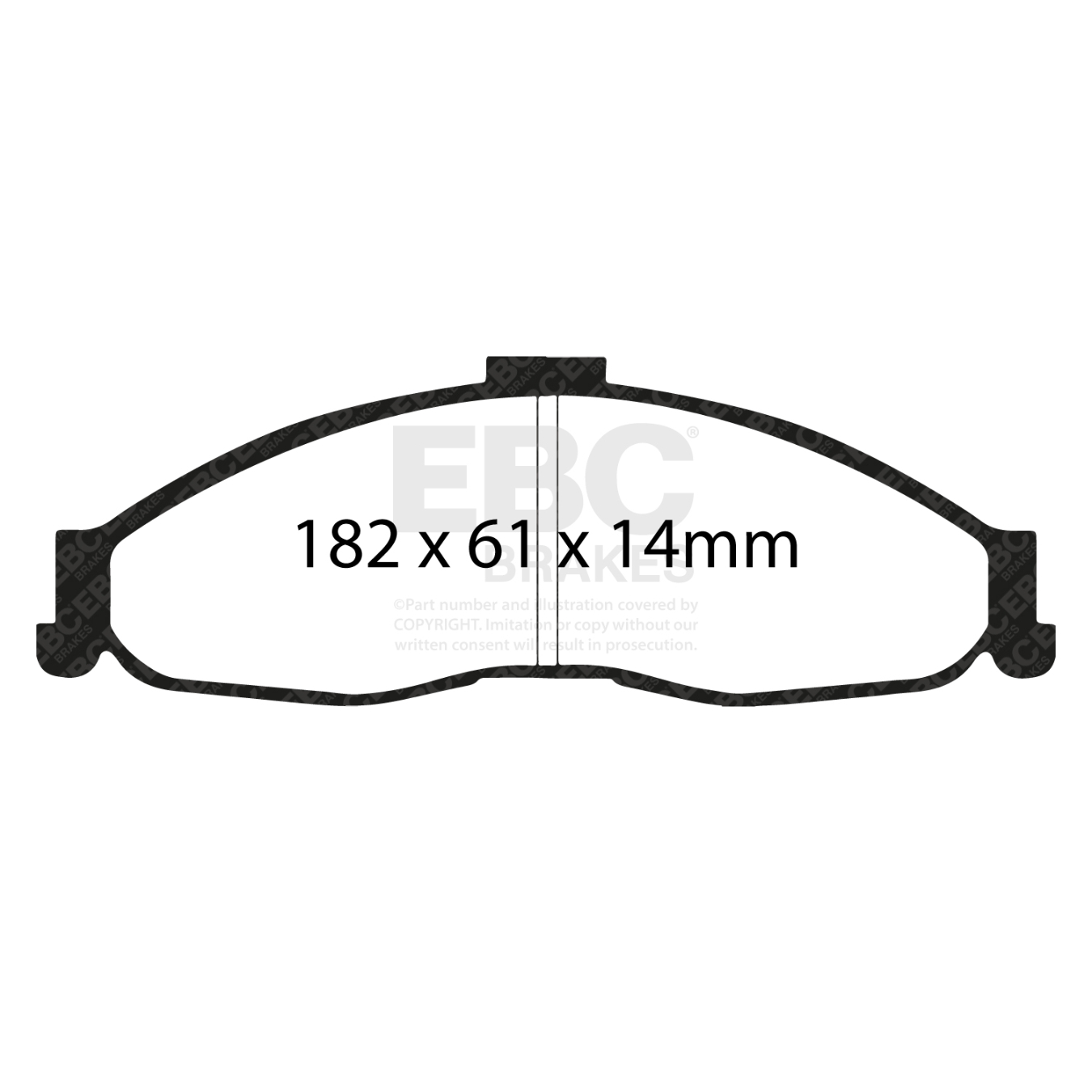 Plaquettes EBC Yellowstuff DP41239R