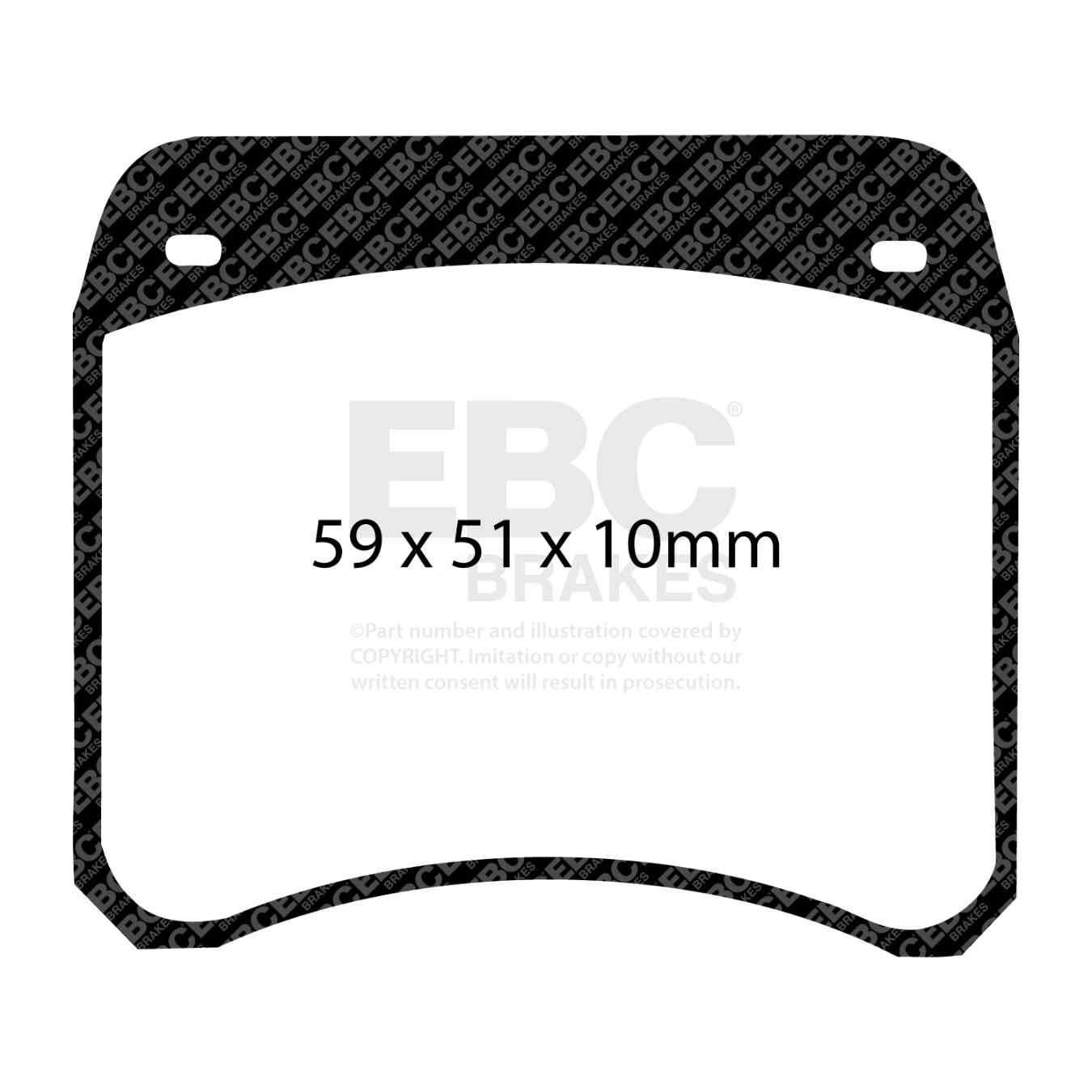 Plaquettes EBC Yellowstuff DP4128R