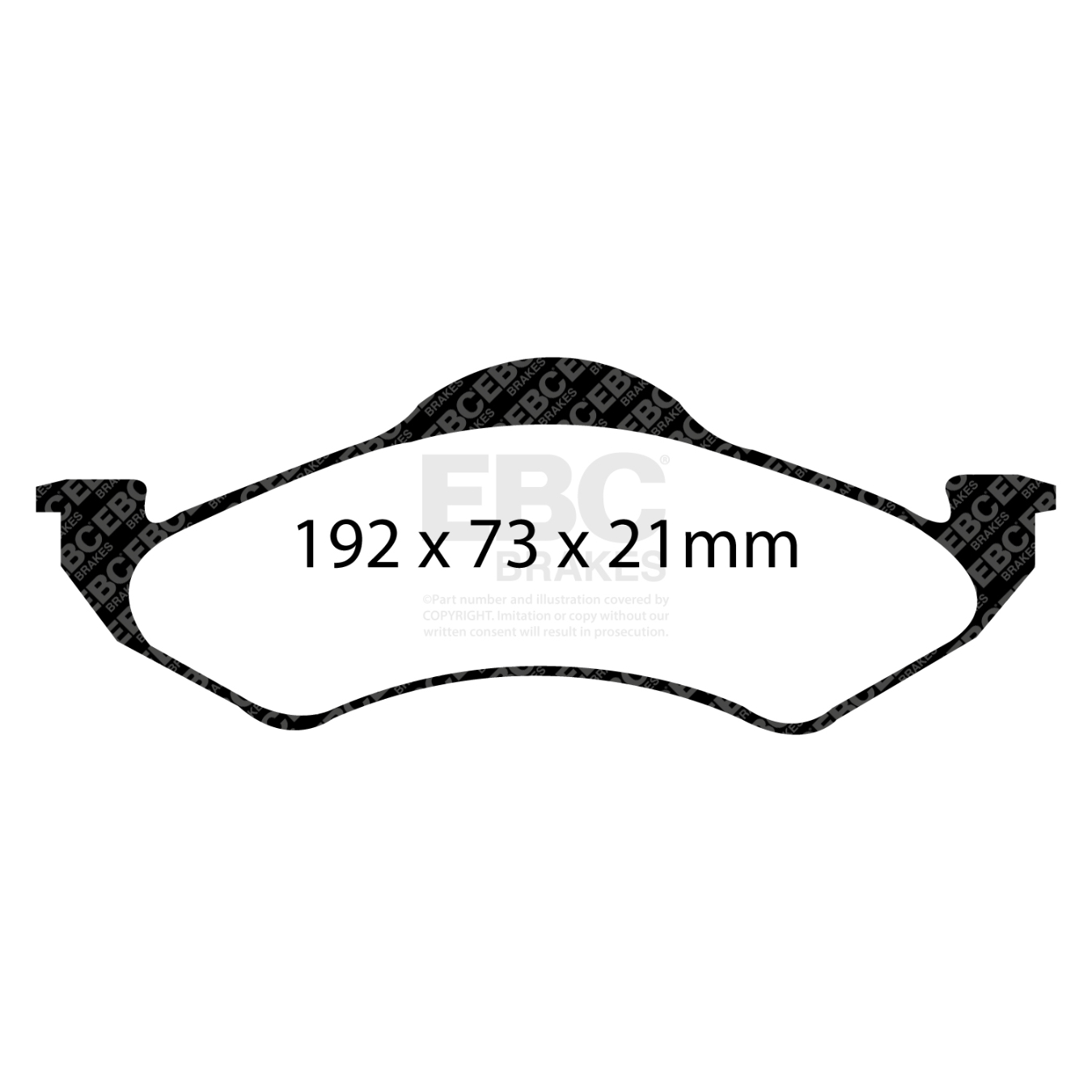 Plaquettes EBC Yellowstuff DP41318R