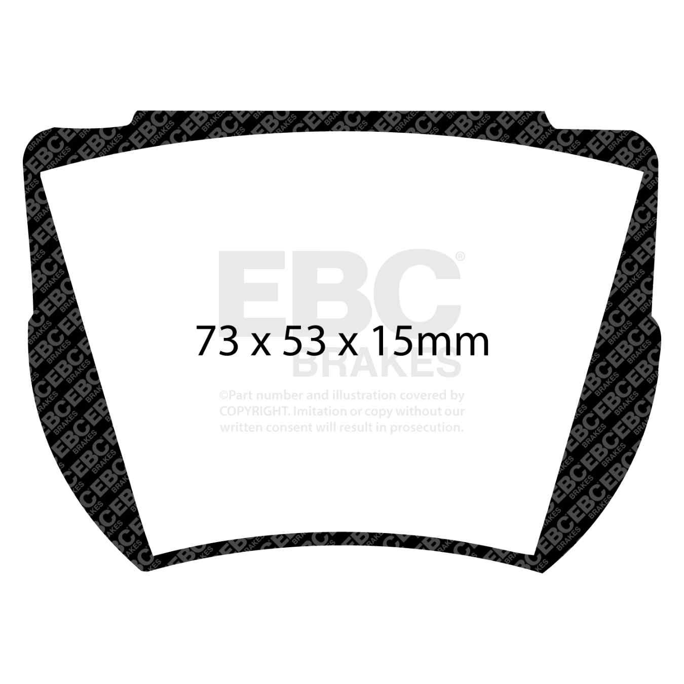 Plaquettes EBC Yellowstuff DP4141R