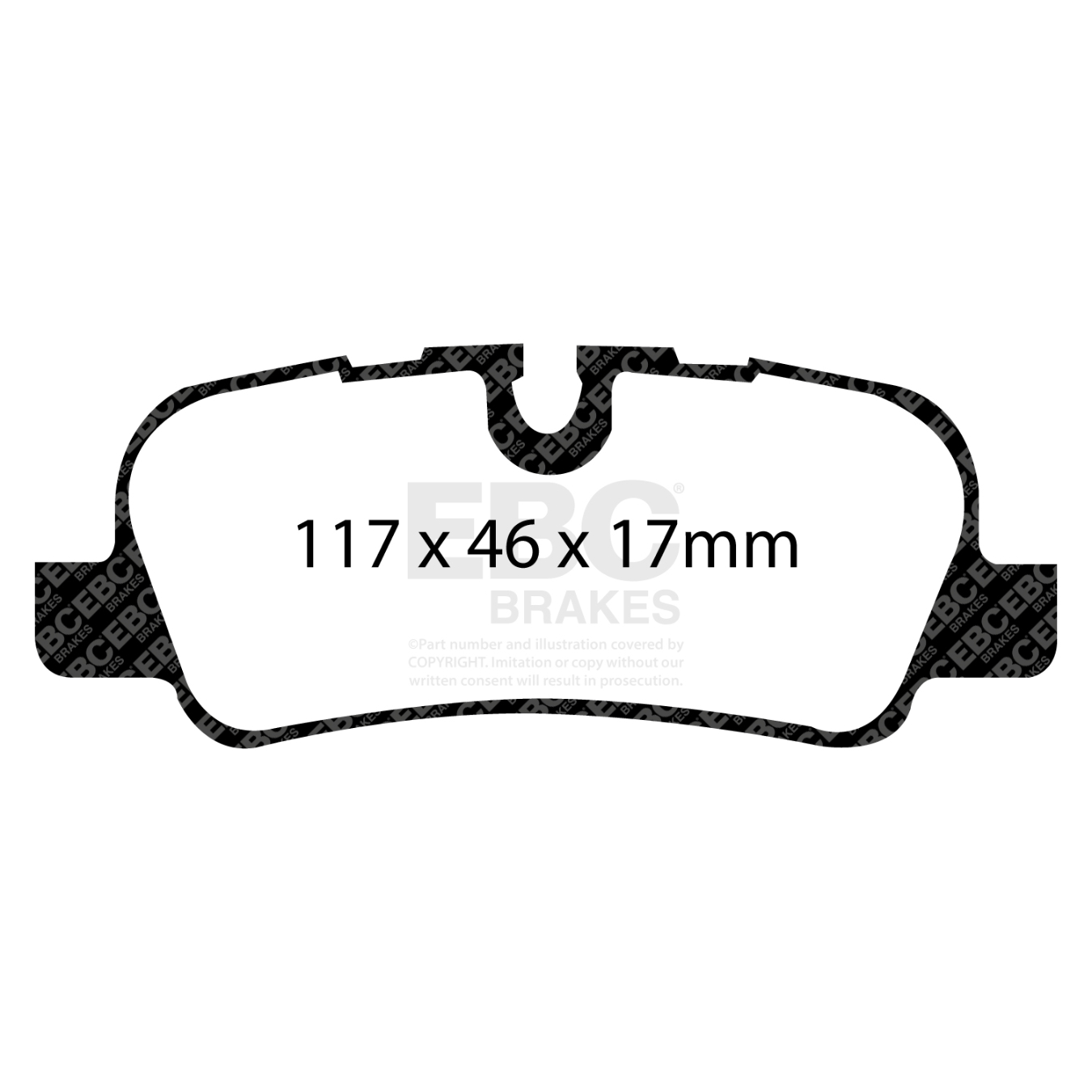 Plaquettes EBC Yellowstuff DP41542R