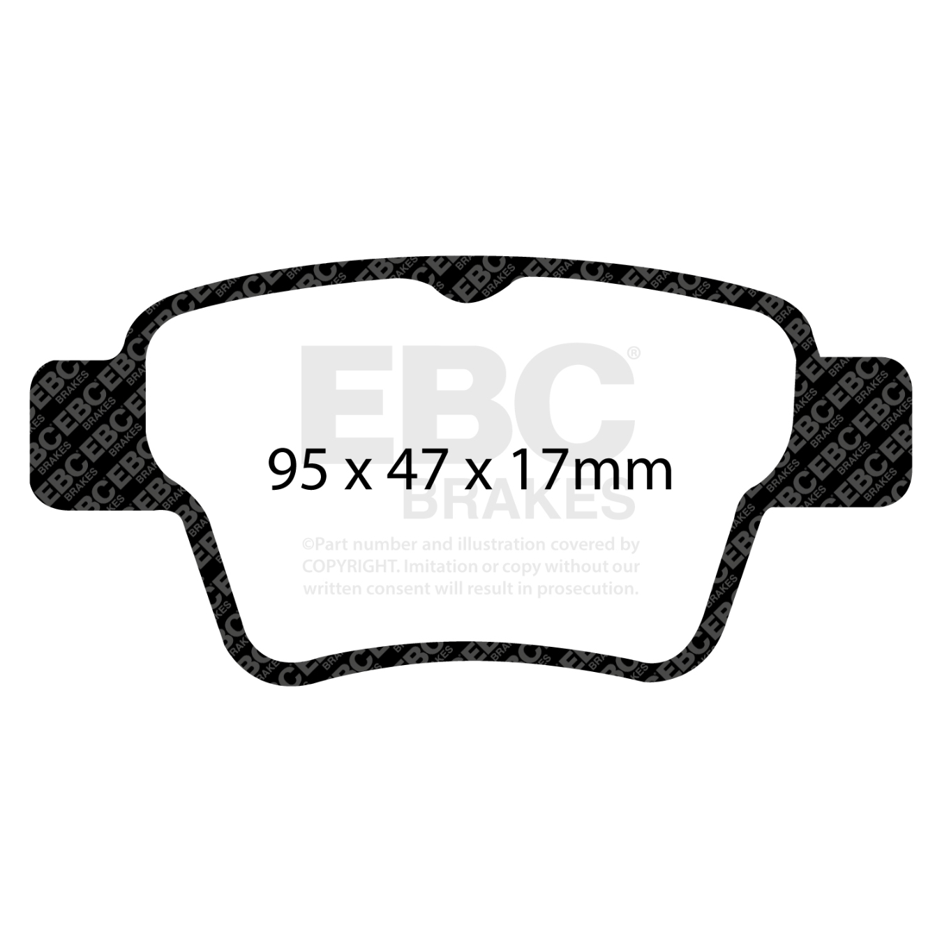 Plaquettes EBC Yellowstuff DP41575R
