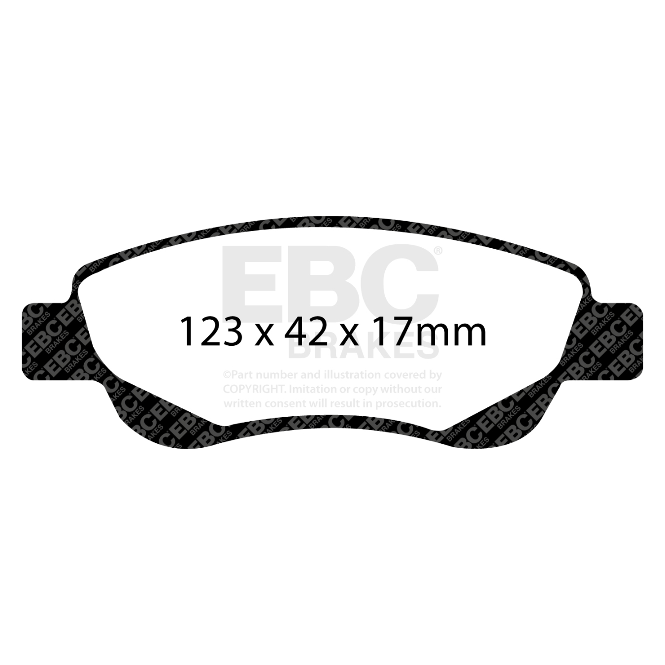 Plaquettes EBC Yellowstuff DP41597R