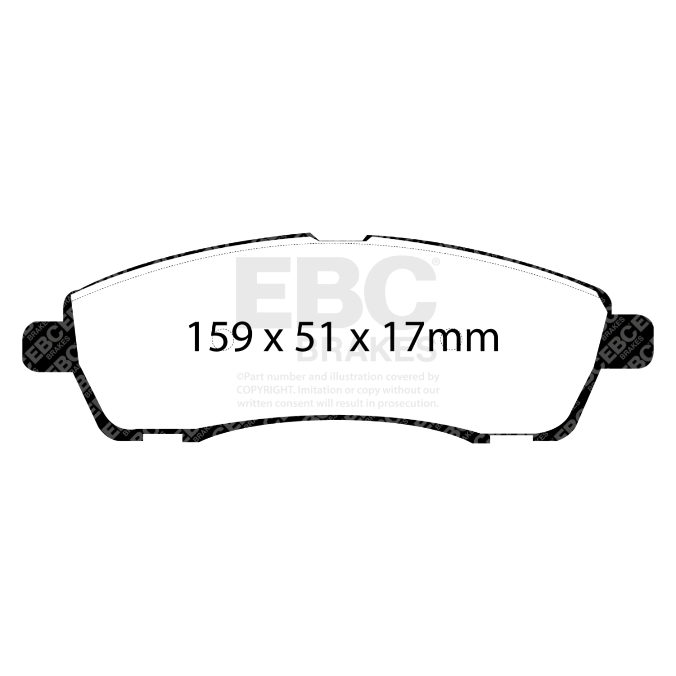 Plaquettes EBC Yellowstuff DP41603R