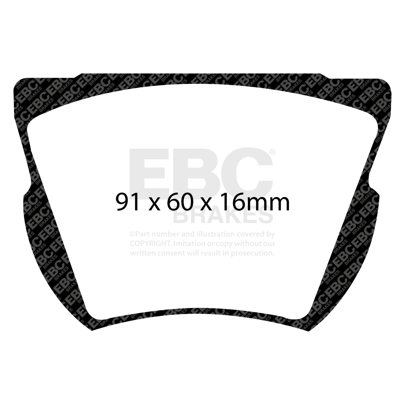 Plaquettes EBC Yellowstuff DP4165R