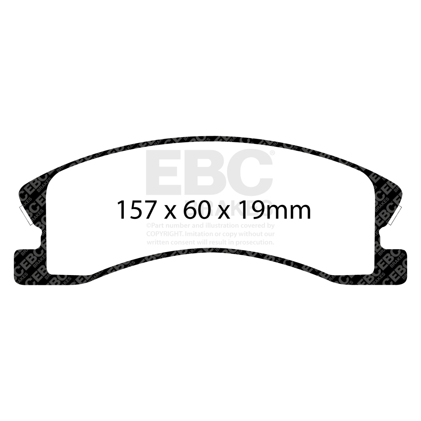 Plaquettes EBC Yellowstuff DP41664R