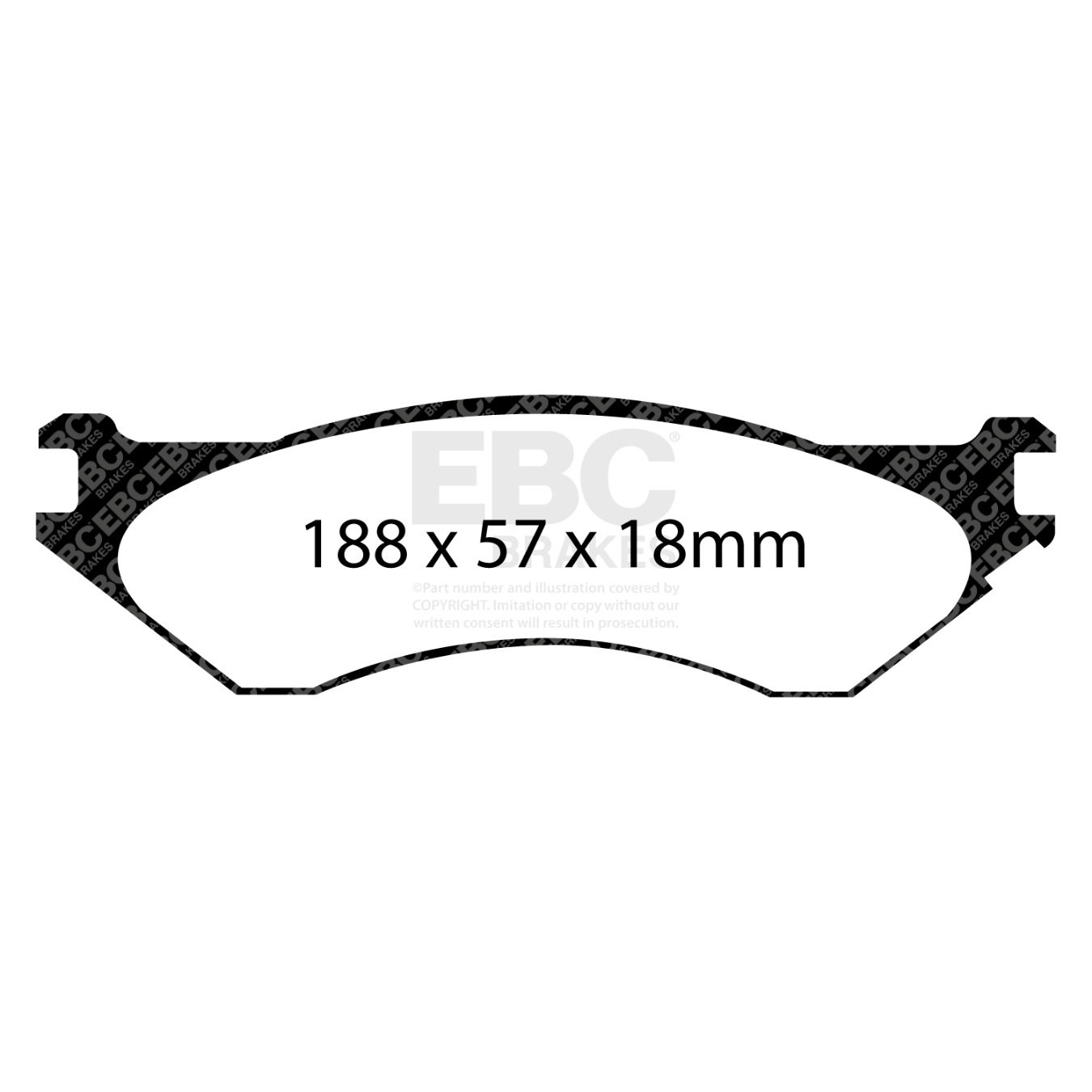 Plaquettes EBC Yellowstuff DP41729R