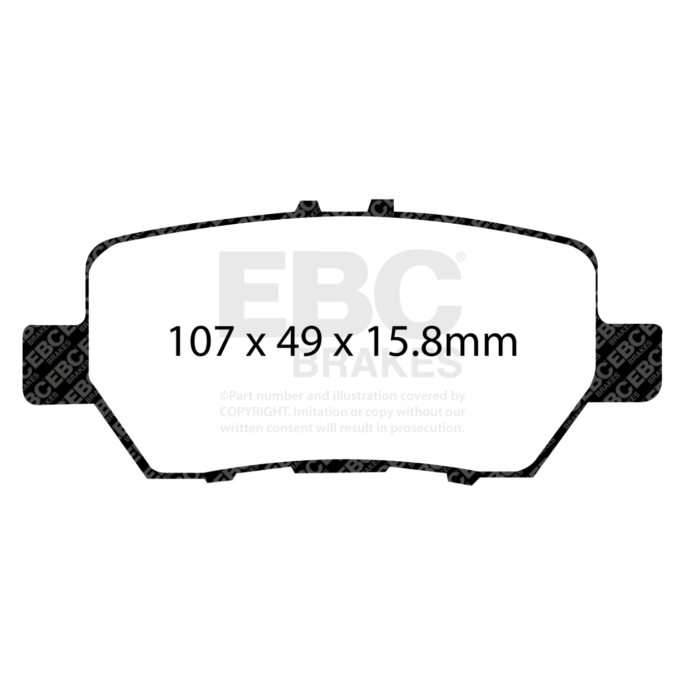 Plaquettes EBC Yellowstuff DP41736R