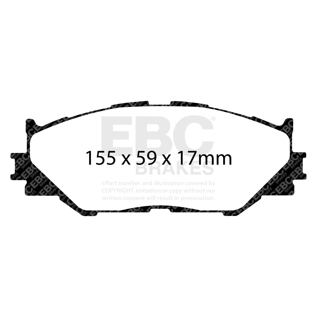 Plaquettes EBC Yellowstuff DP41772R