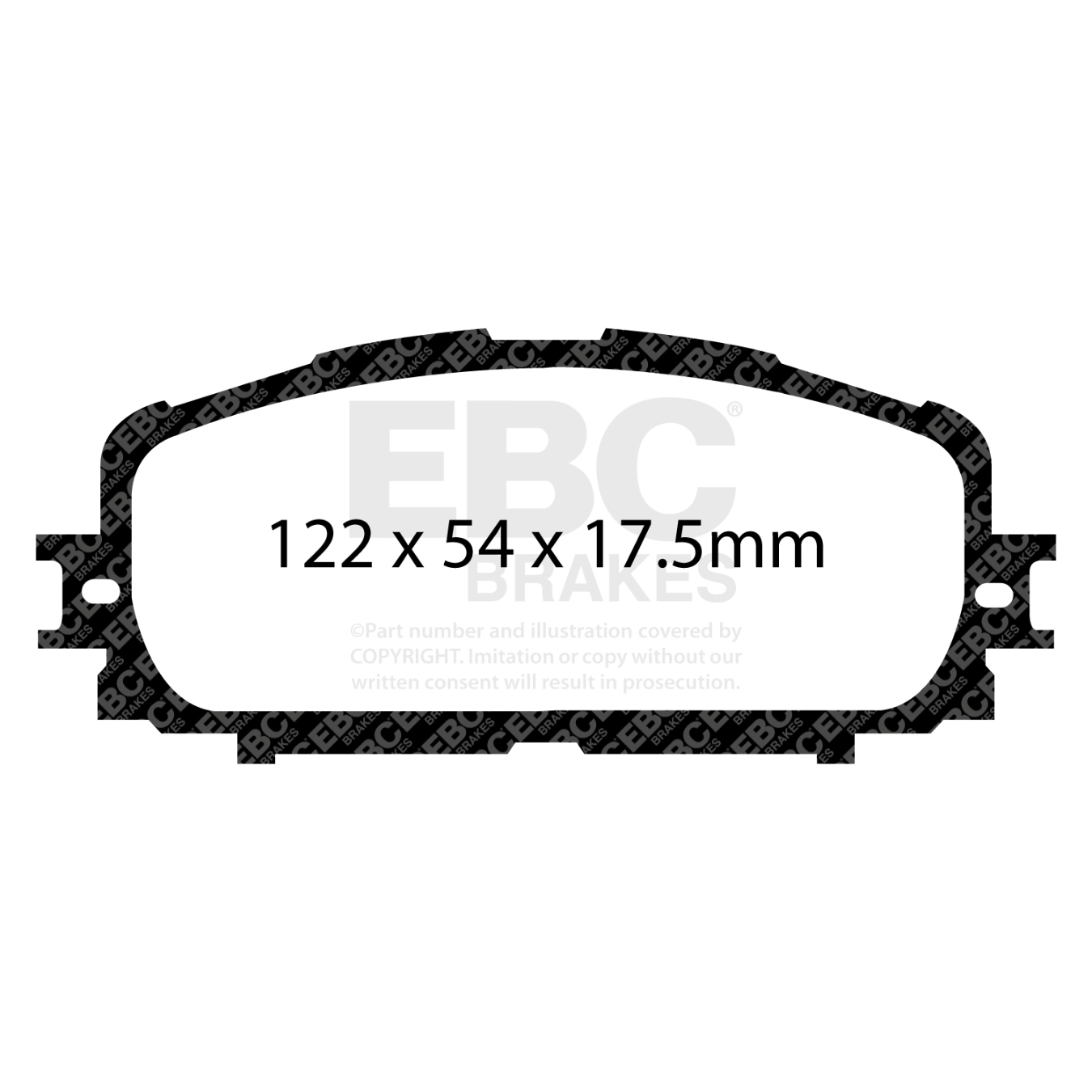 Plaquettes EBC Yellowstuff DP41897R