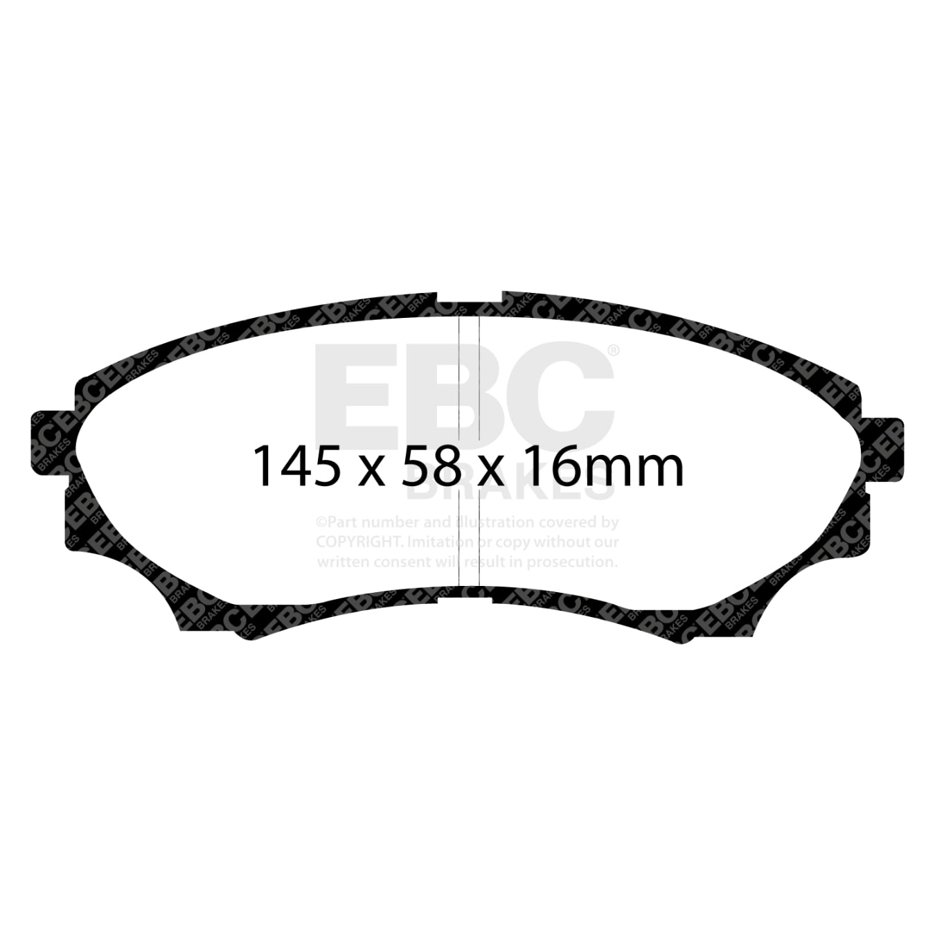 Plaquettes EBC Yellowstuff DP41921R