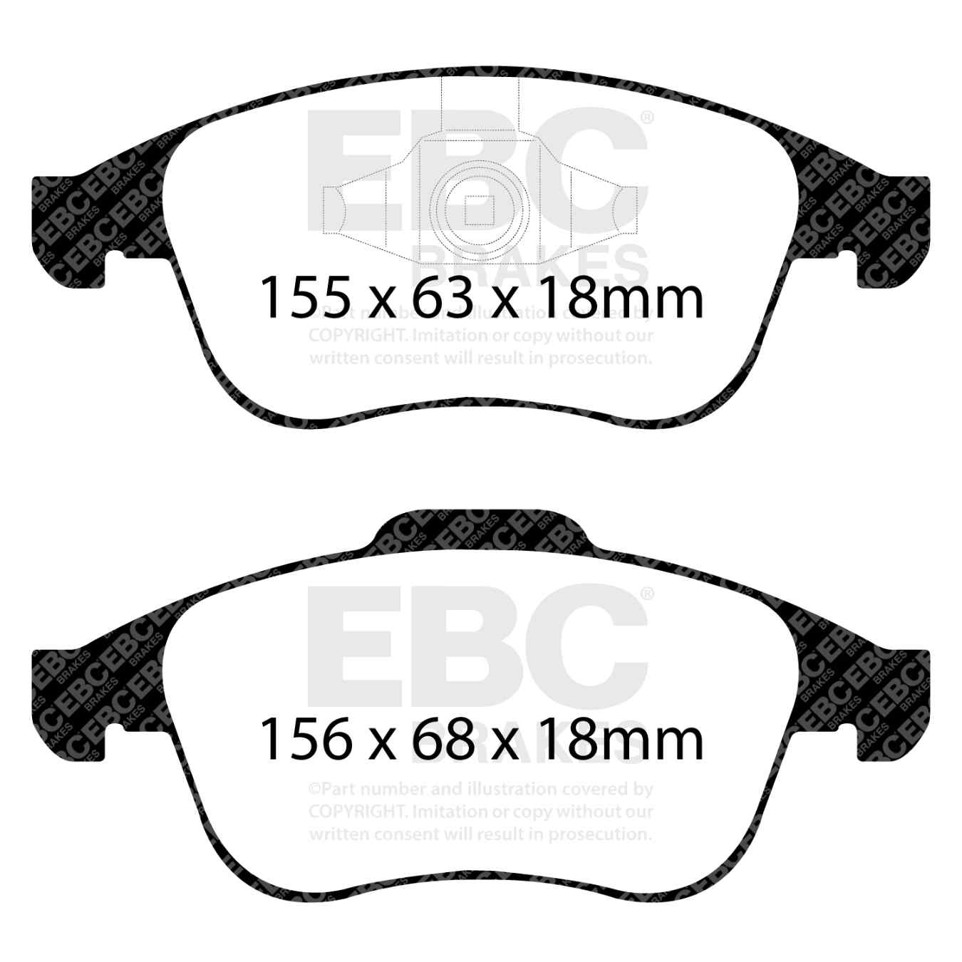 Plaquettes EBC Yellowstuff DP41993R