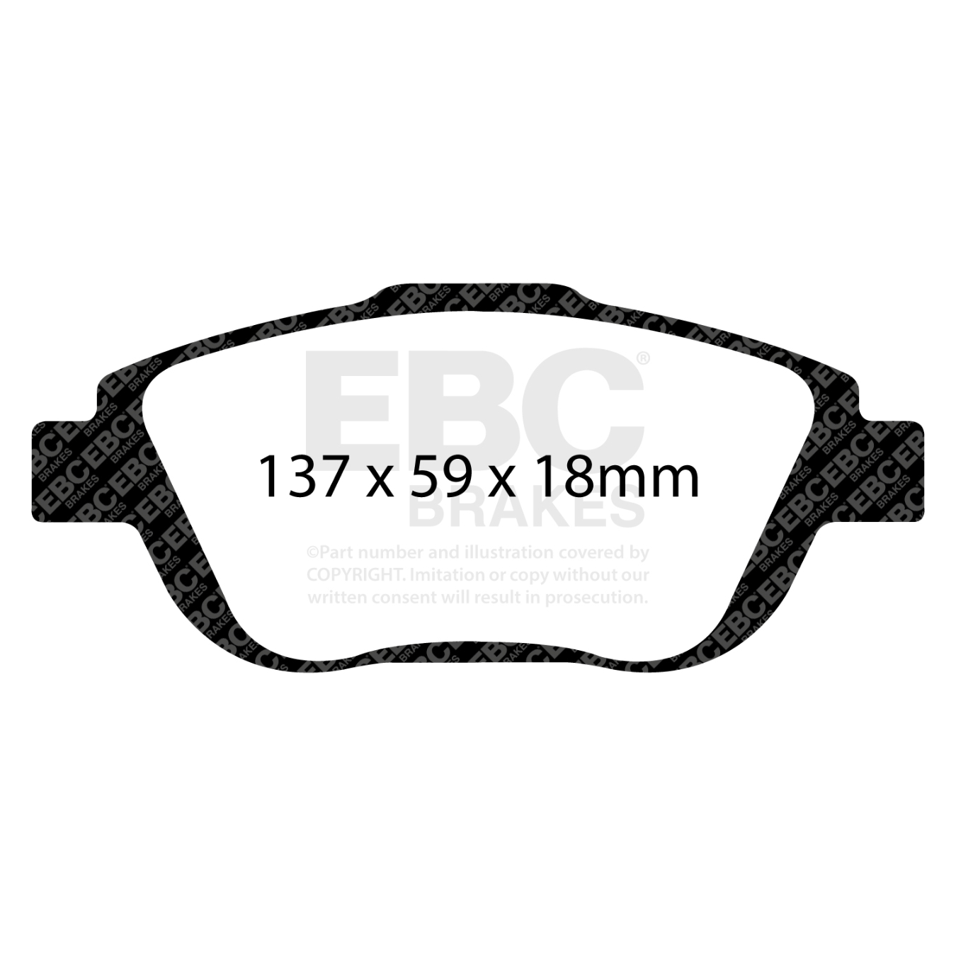 Plaquettes EBC Yellowstuff DP42073R