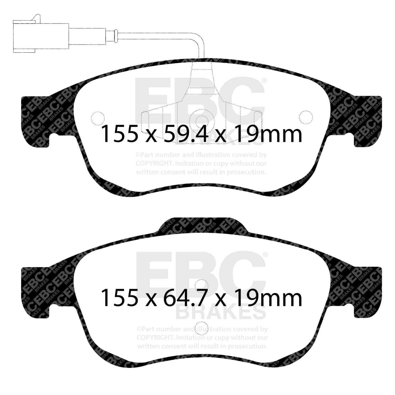 Plaquettes EBC Yellowstuff DP42078R