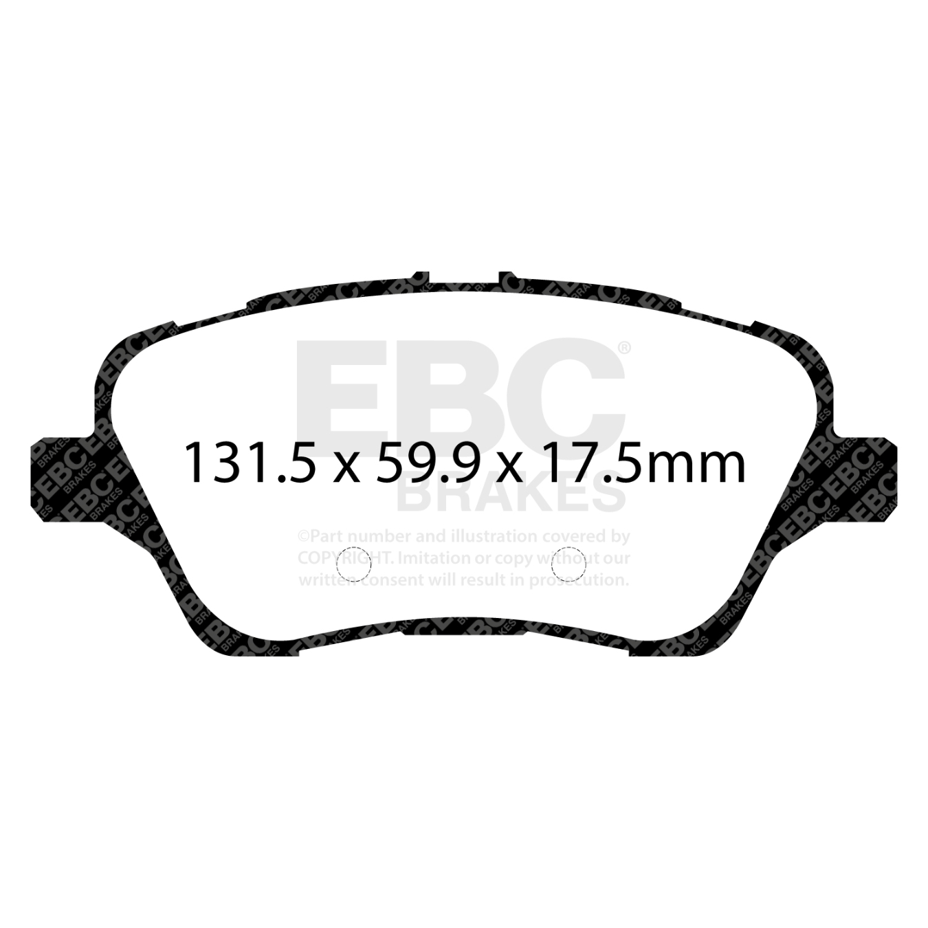 Plaquettes EBC Yellowstuff DP42149R