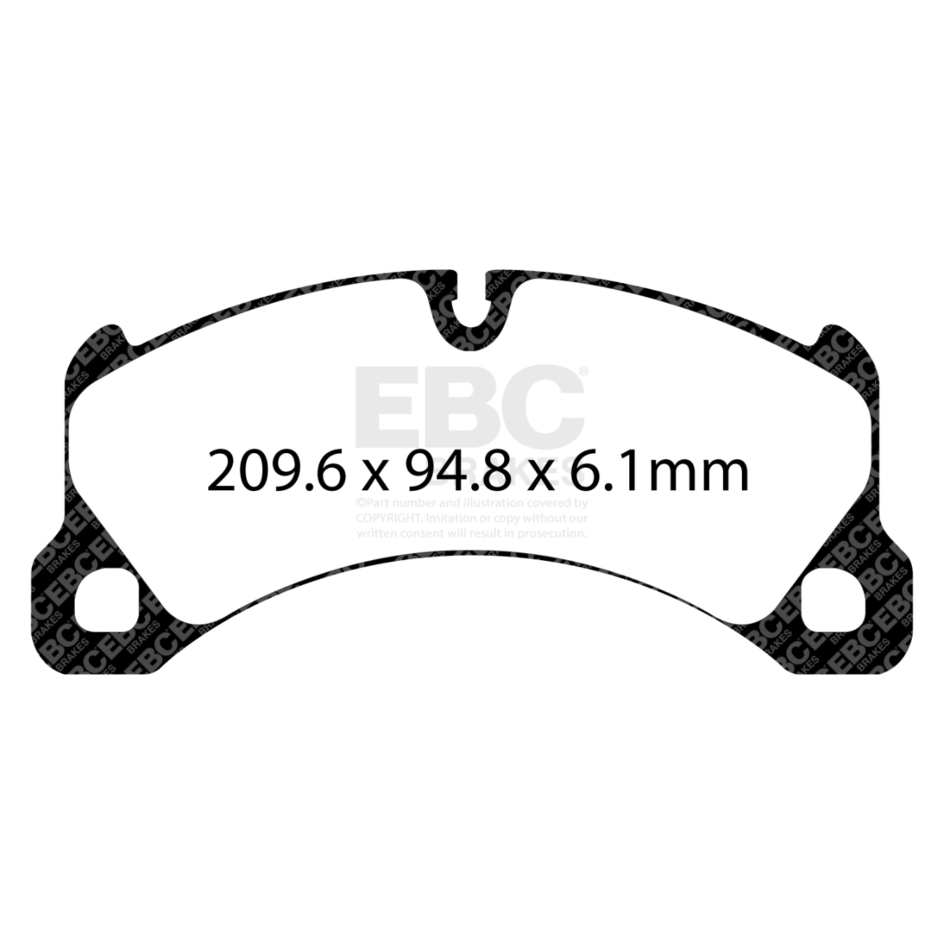 Plaquettes EBC Yellowstuff DP42162R