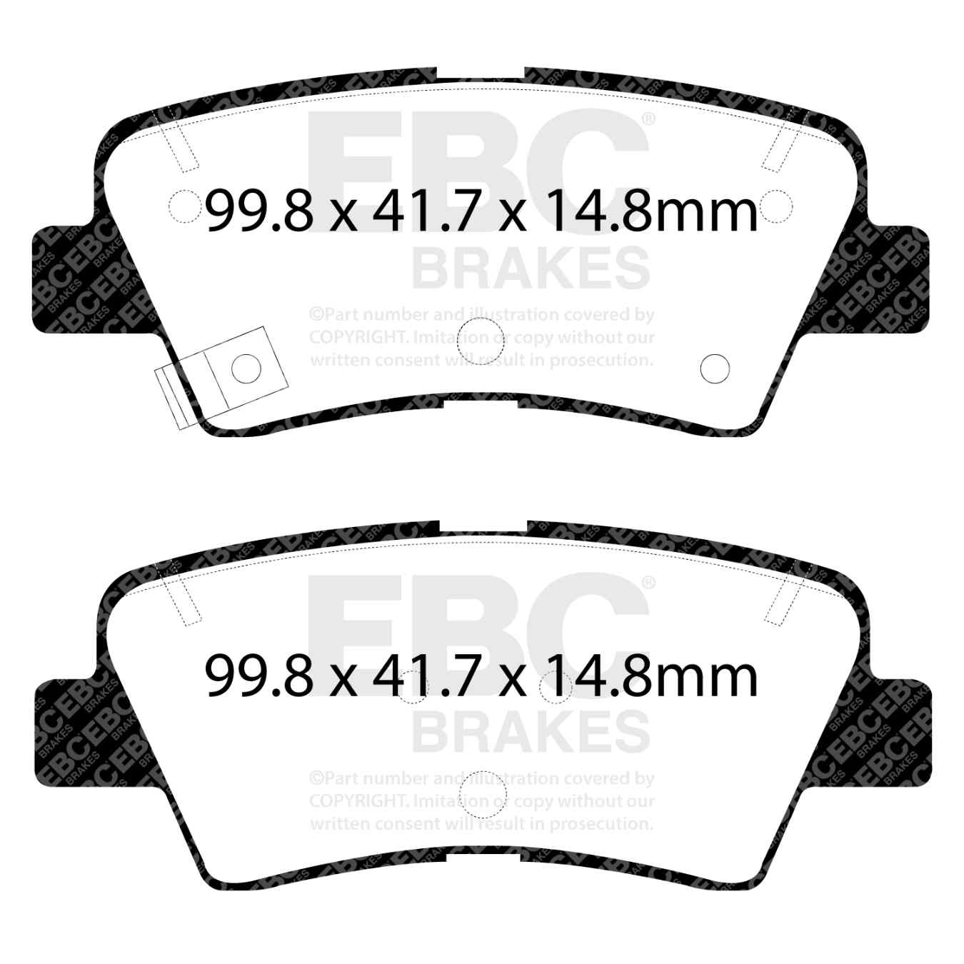 Plaquettes EBC Yellowstuff DP42188R