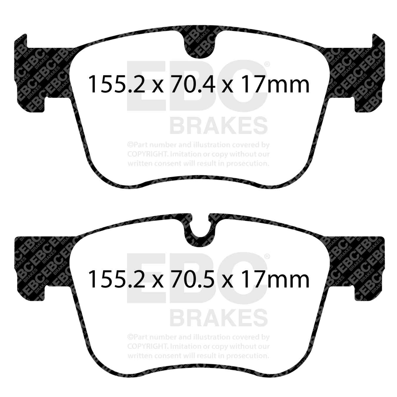 Plaquettes EBC Yellowstuff DP42198R