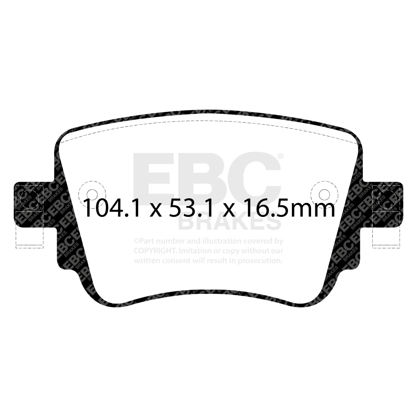 Plaquettes EBC Yellowstuff DP42201R