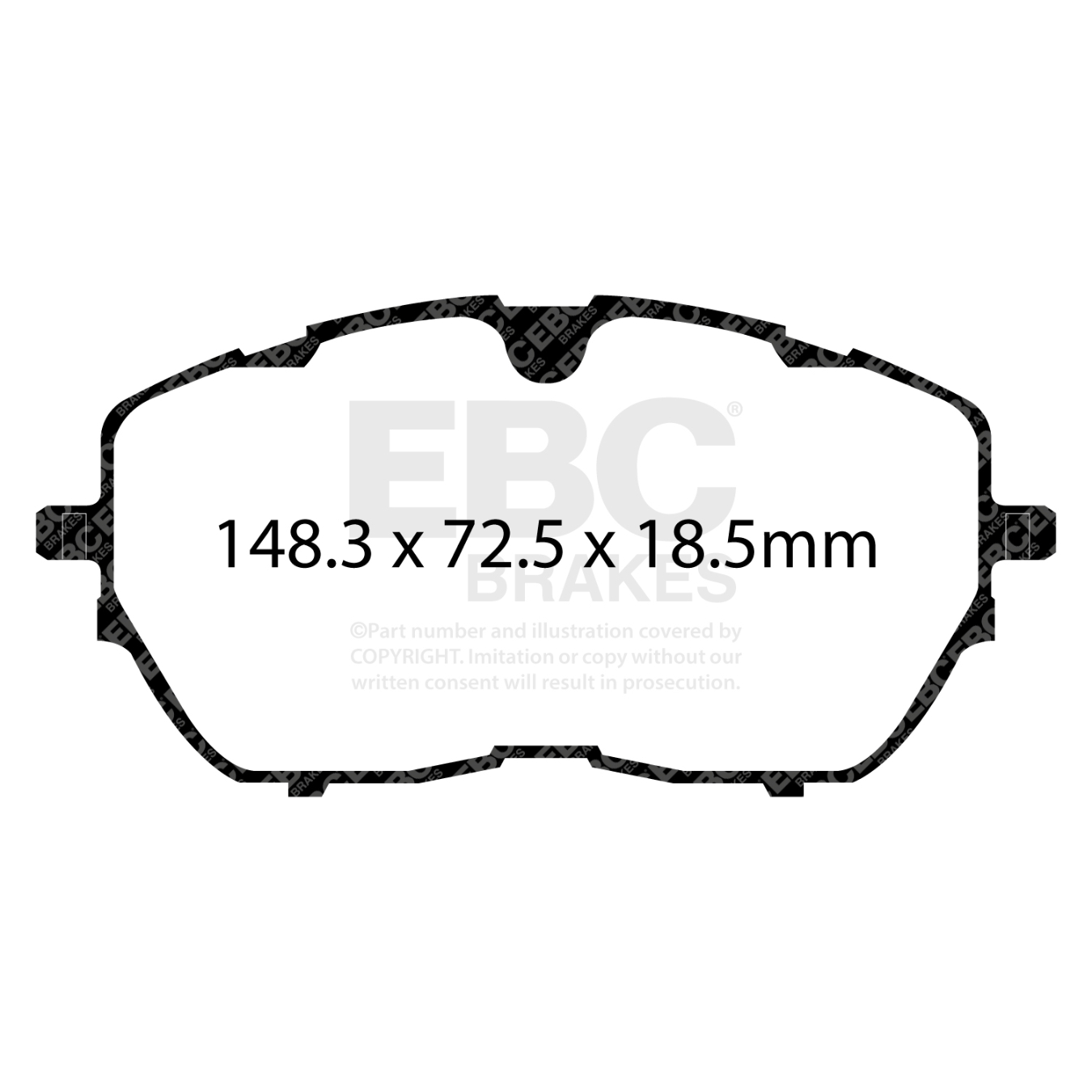 Plaquettes EBC Yellowstuff DP42265R