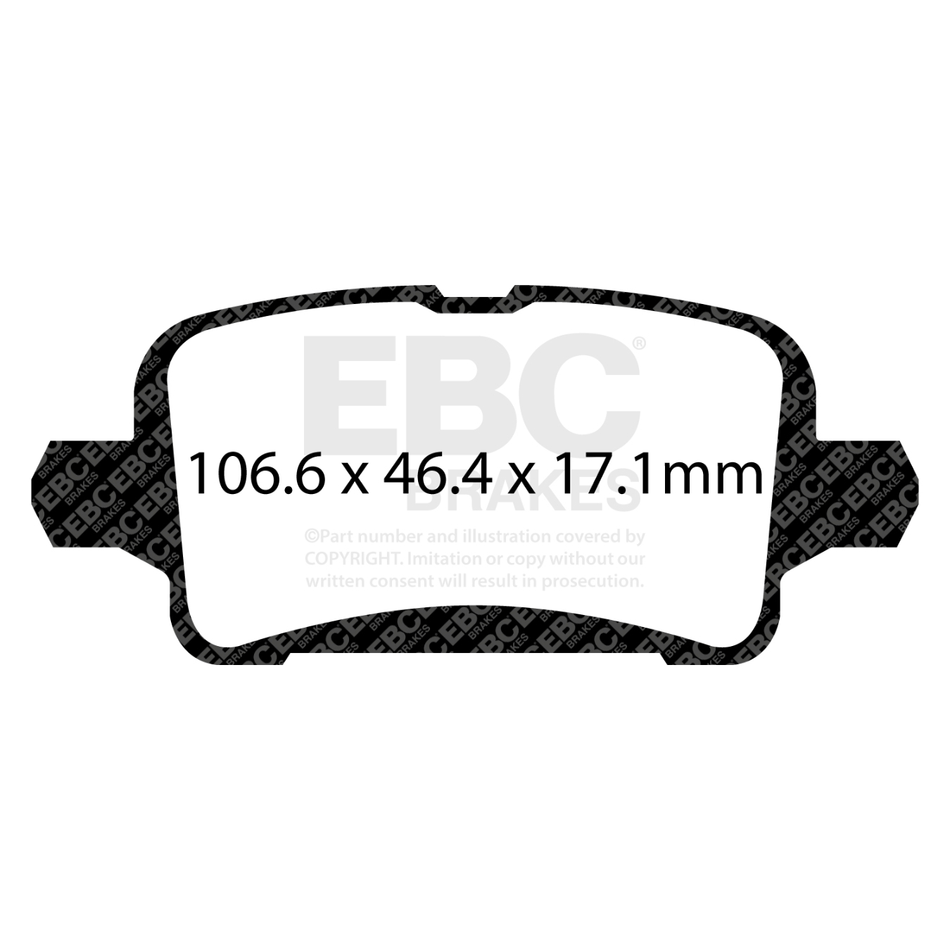 Plaquettes EBC Yellowstuff DP42268R