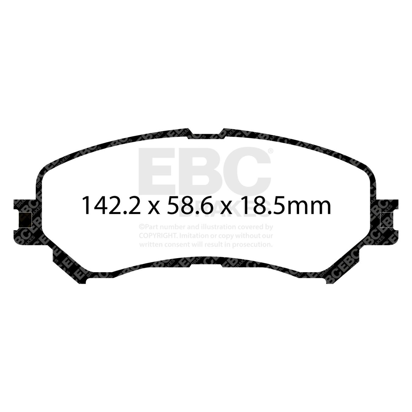 Plaquettes EBC Yellowstuff DP42272R