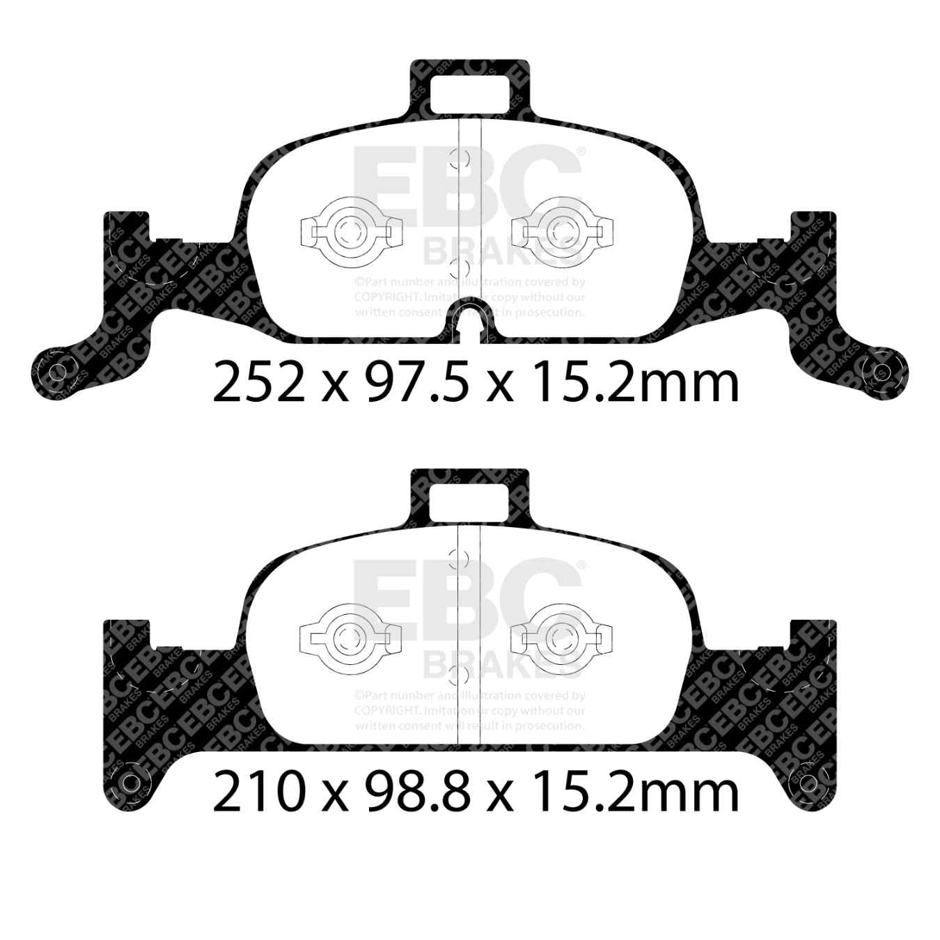 Plaquettes EBC Yellowstuff DP42290R