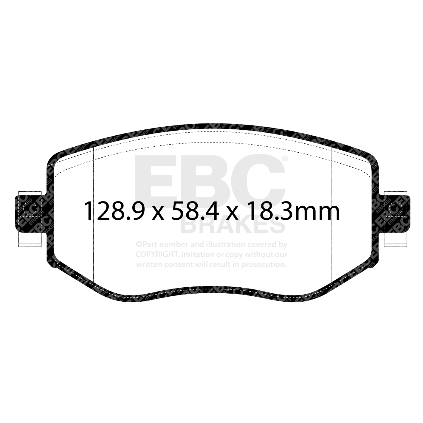 Plaquettes EBC Yellowstuff DP42309R