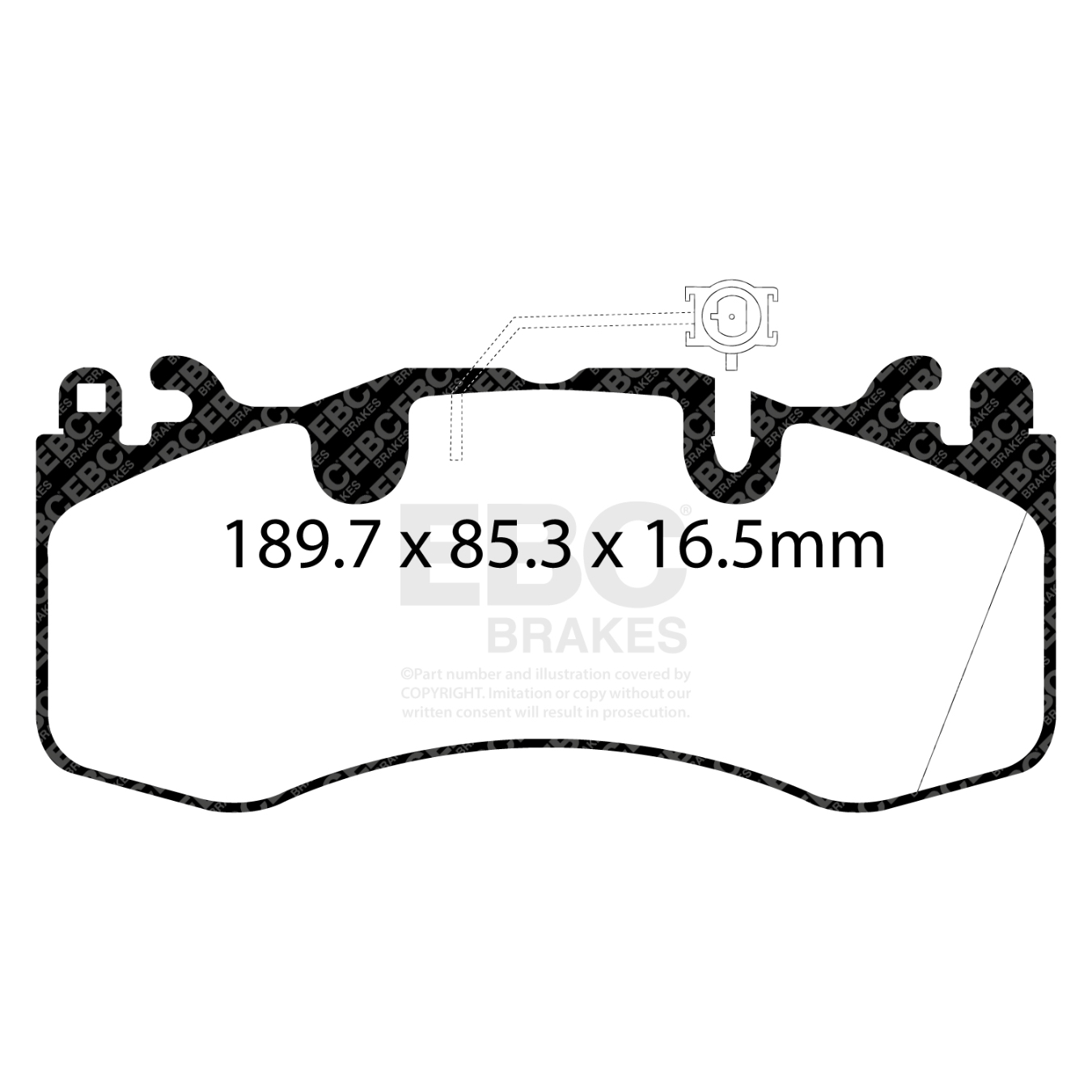 Plaquettes EBC Yellowstuff DP42336R