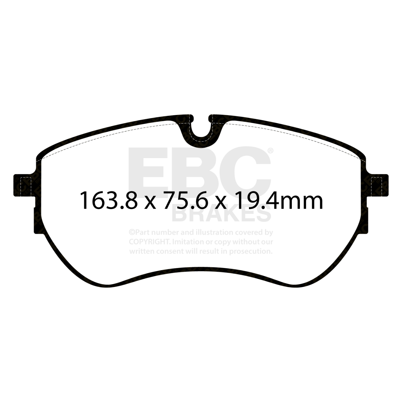 Plaquettes EBC Yellowstuff DP42377R