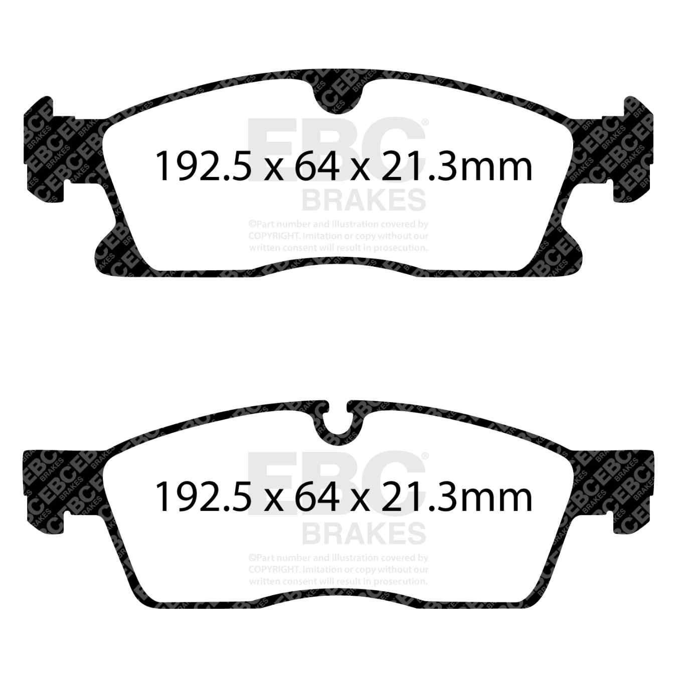 Plaquettes EBC Yellowstuff DP42399R