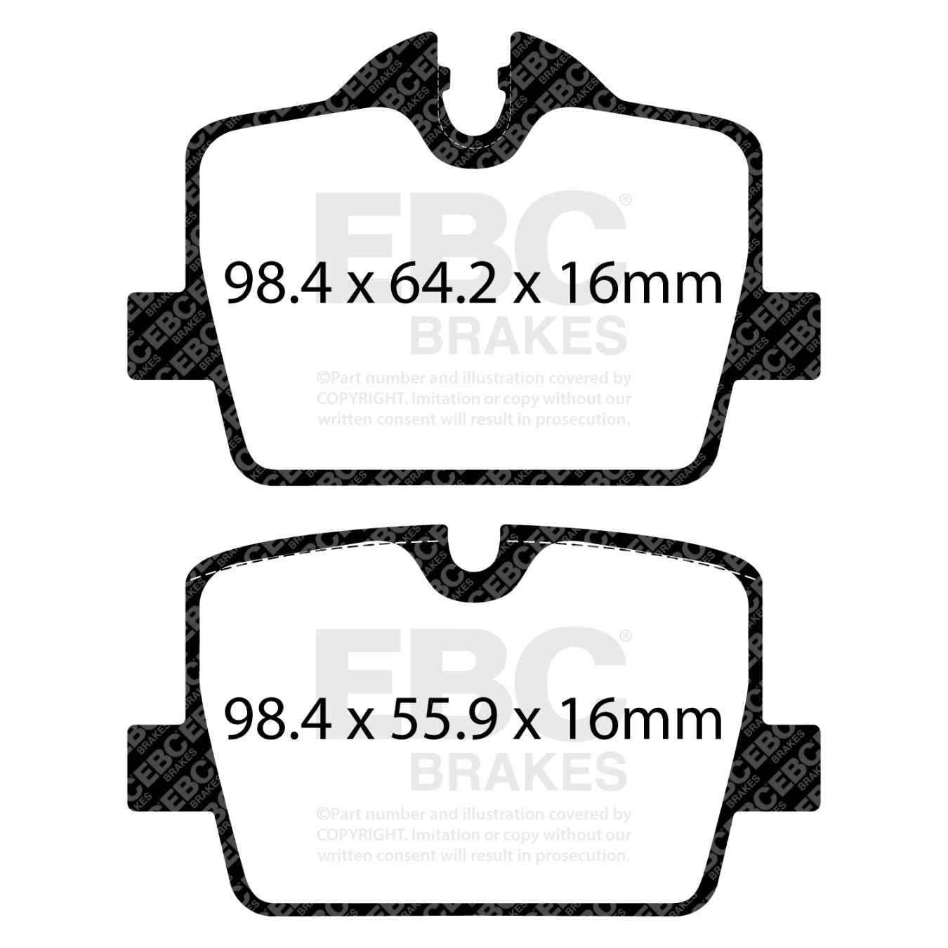 Plaquettes EBC Yellowstuff DP42405R