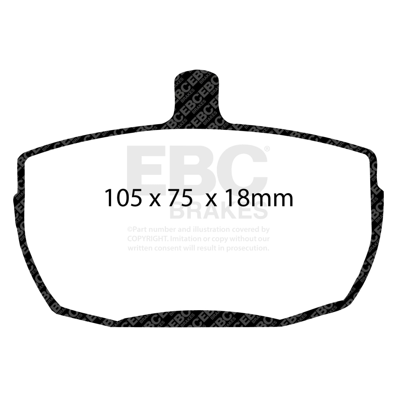 Plaquettes EBC Yellowstuff DP4241R