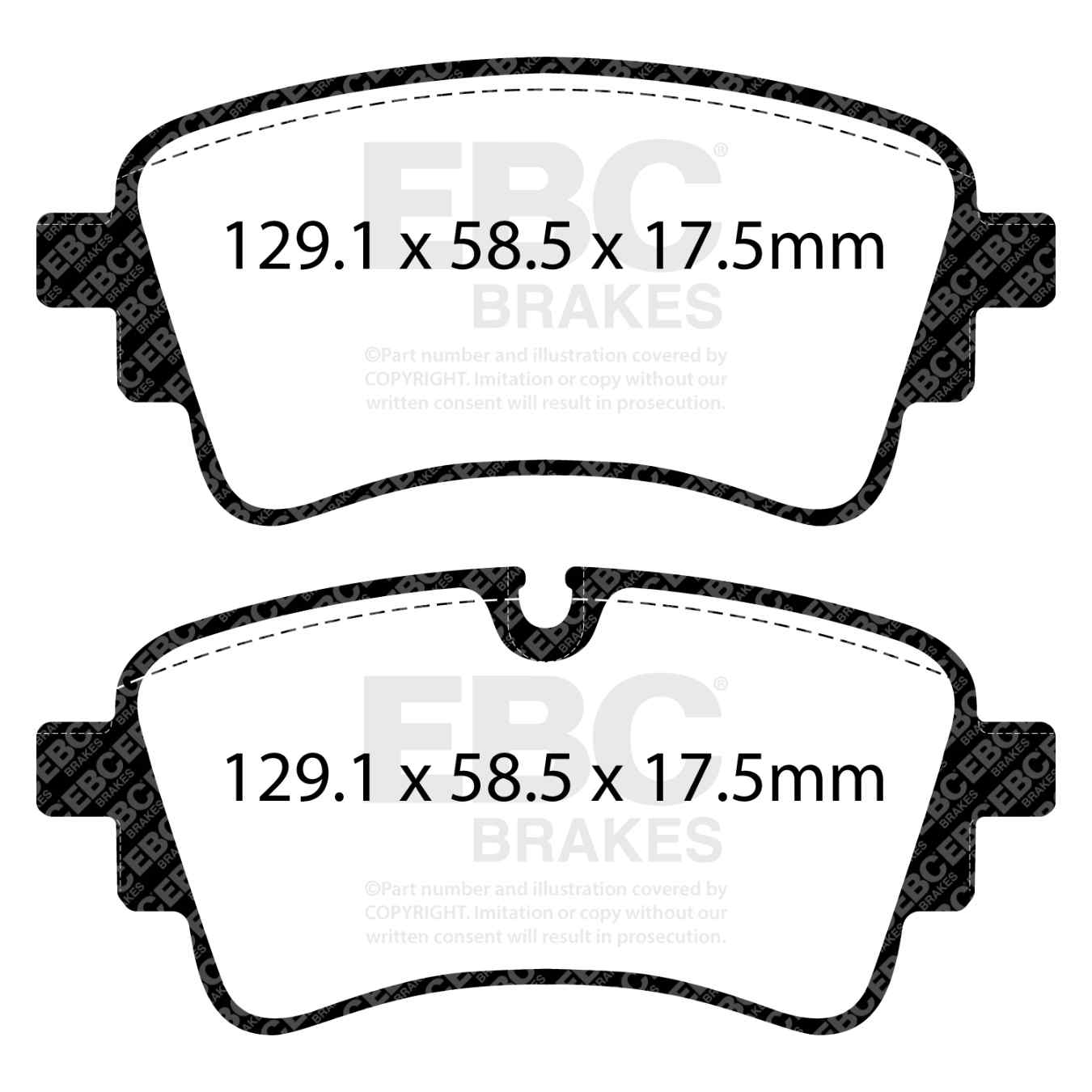 Plaquettes EBC Yellowstuff DP42435R