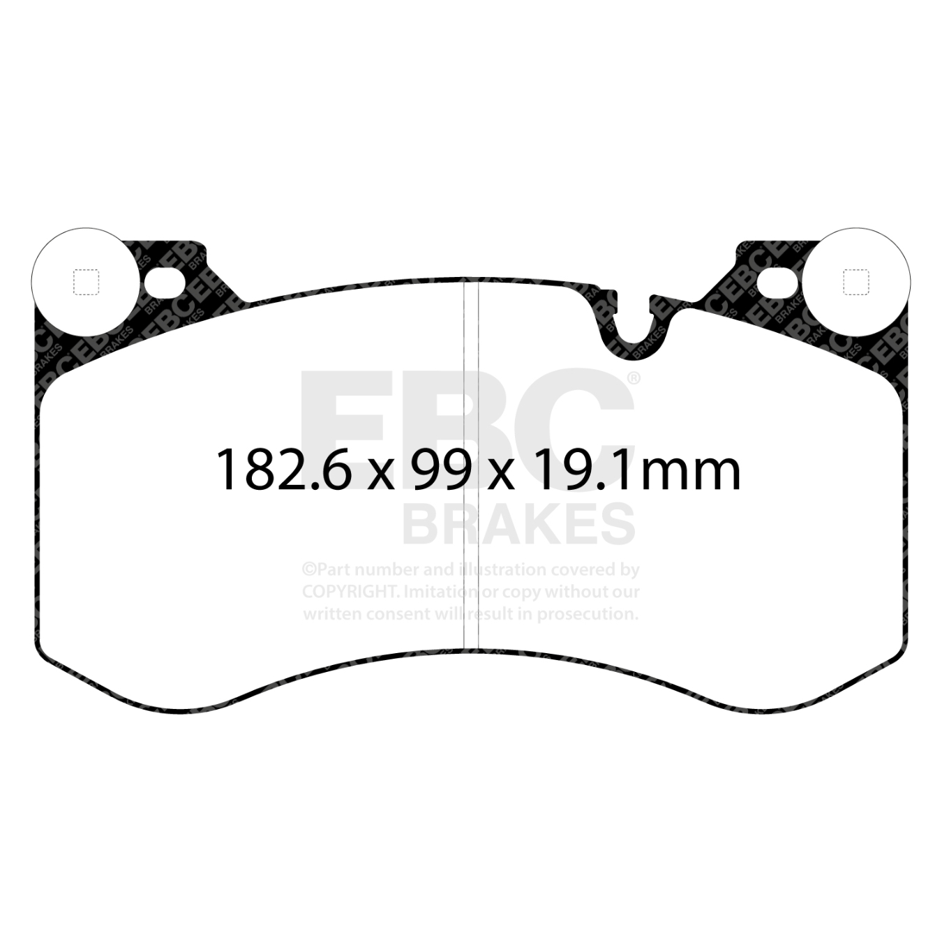 Plaquettes EBC Yellowstuff DP42454R