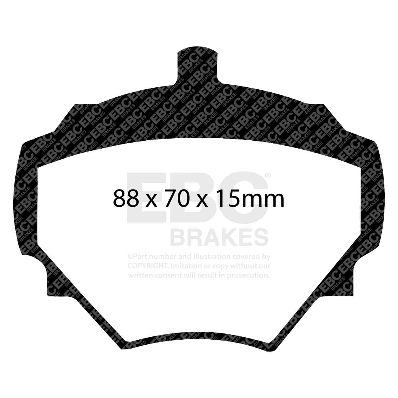 Plaquettes EBC Yellowstuff DP4294R