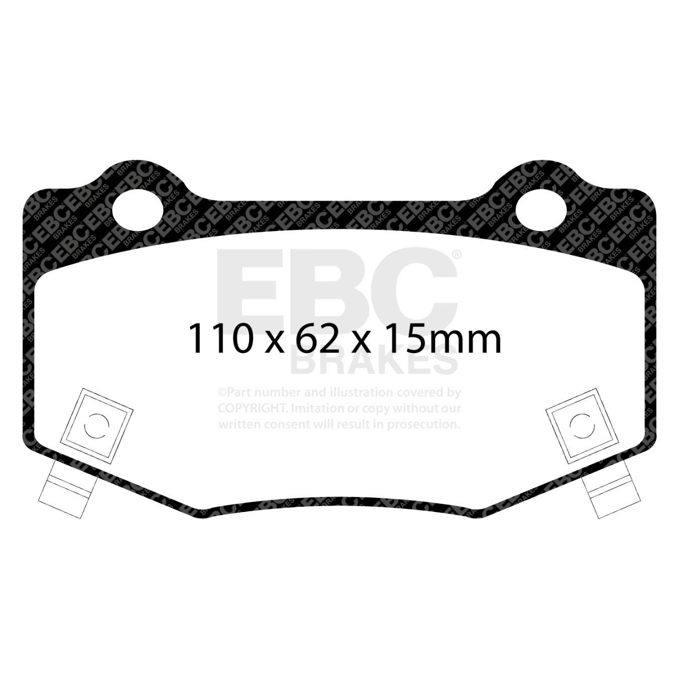 Plaquettes EBC Yellowstuff DP43023R