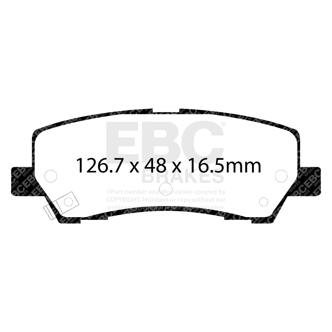 Plaquettes EBC Yellowstuff DP43041R
