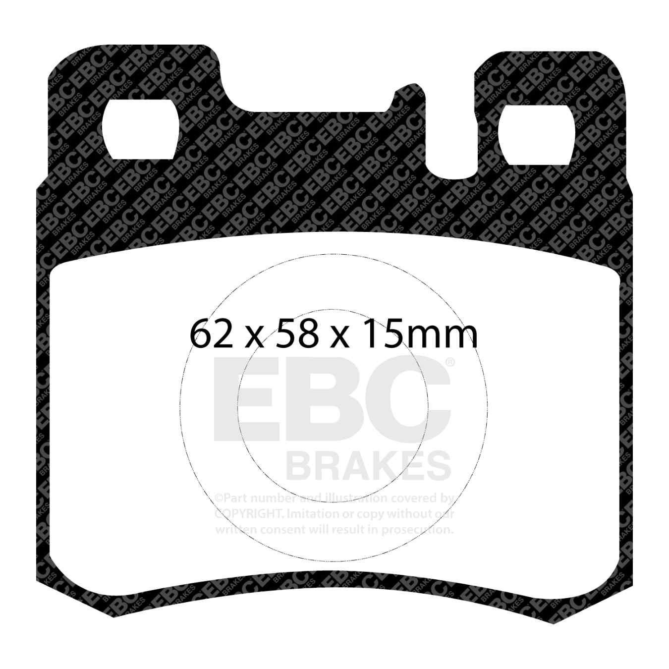Plaquettes EBC Yellowstuff DP4846R