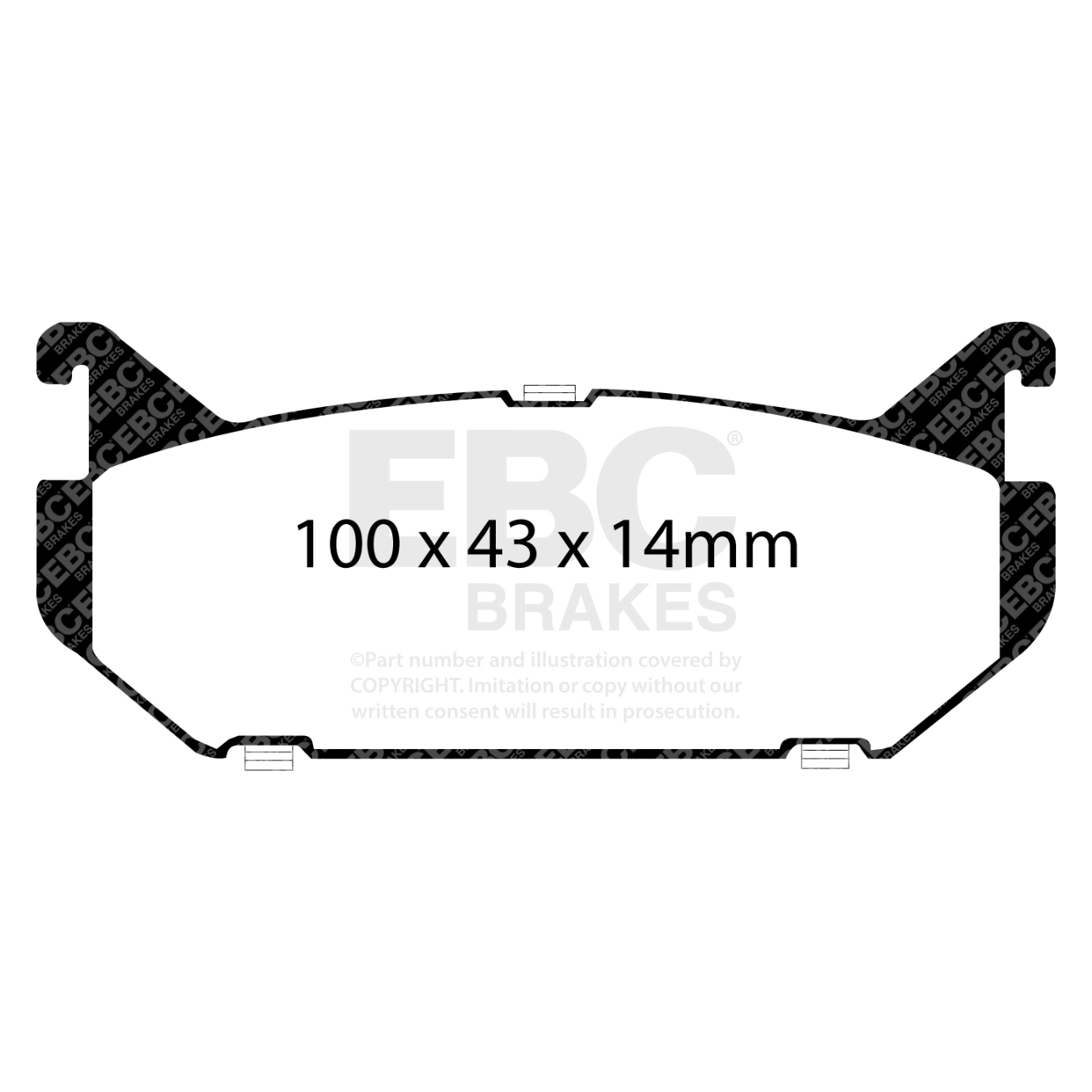 Plaquettes EBC Yellowstuff DP4972R