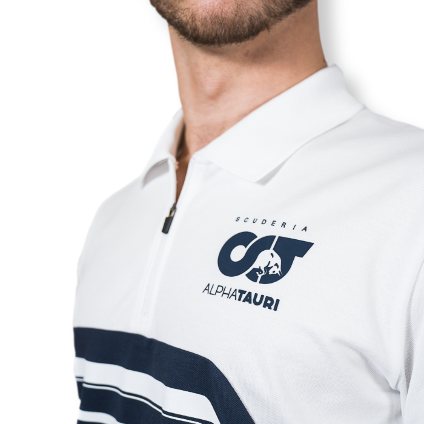 Polo ALPHA TAURI TEAM Bleu pour Homme