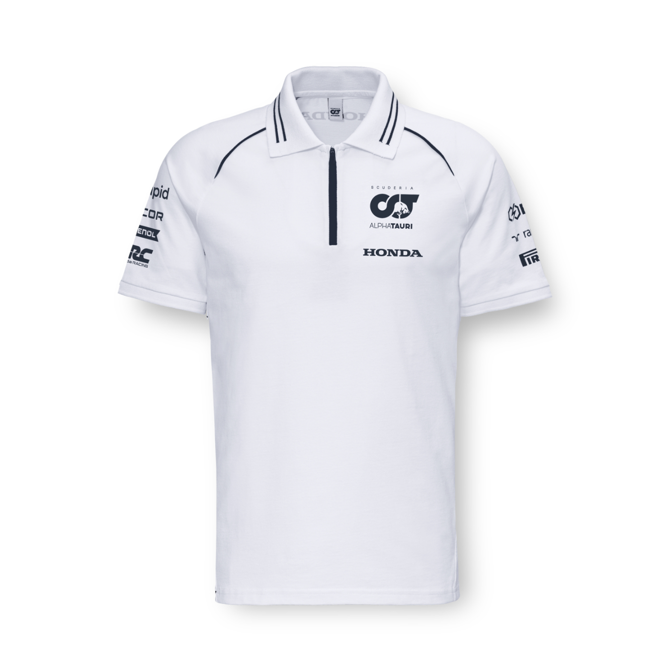Polo ALPHA TAURI Team F1 Blanc pour homme