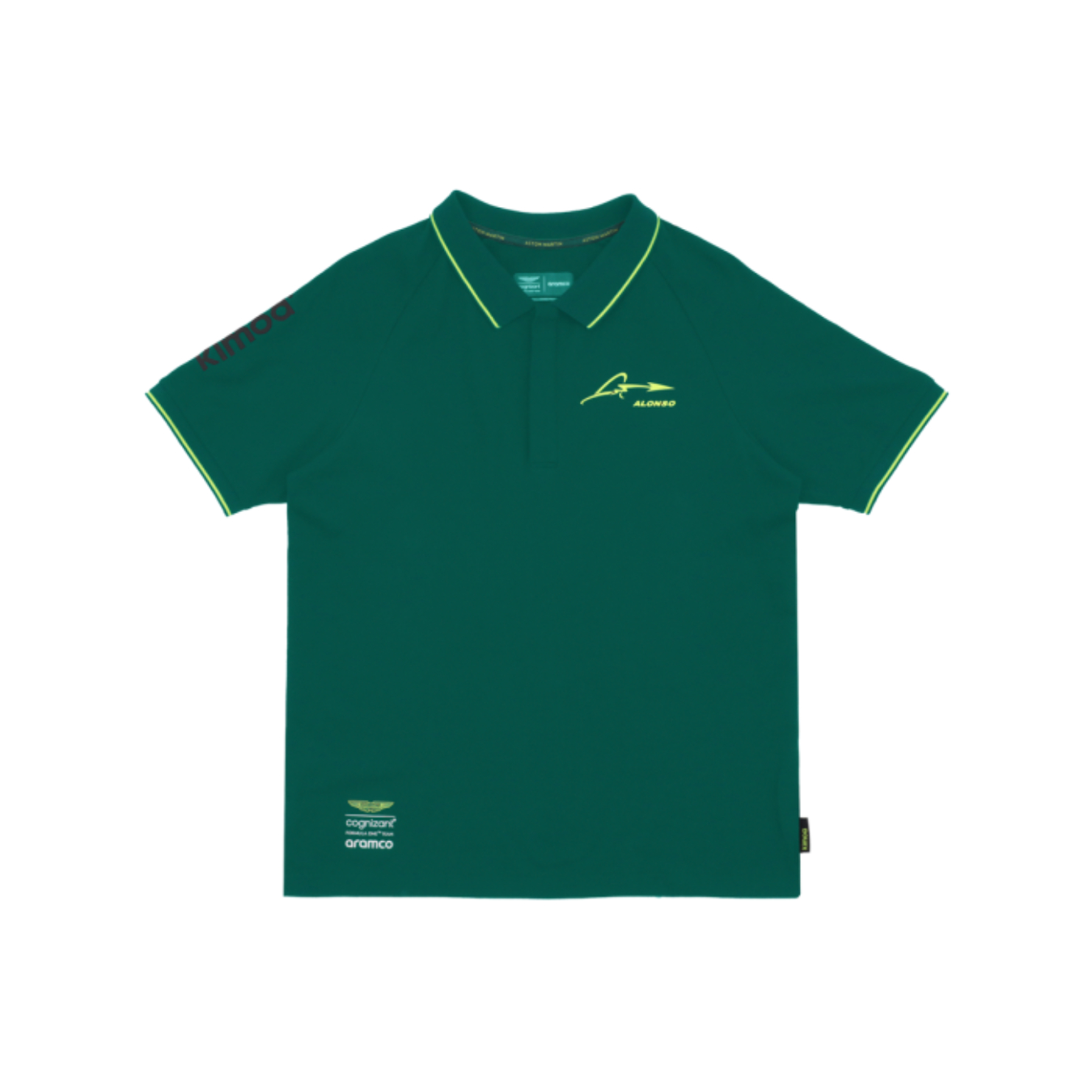 Polo ASTON MARTIN Fernando Alonso KIMOA Vert pour homme