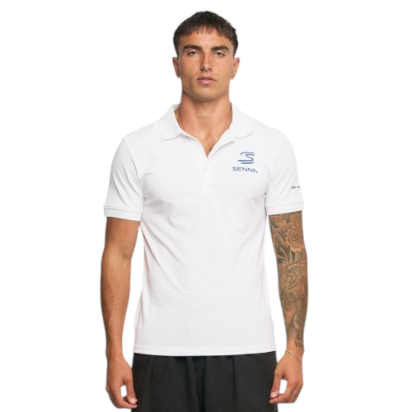 Polo Ayrton Senna Legacy de couleur blanc pour homme