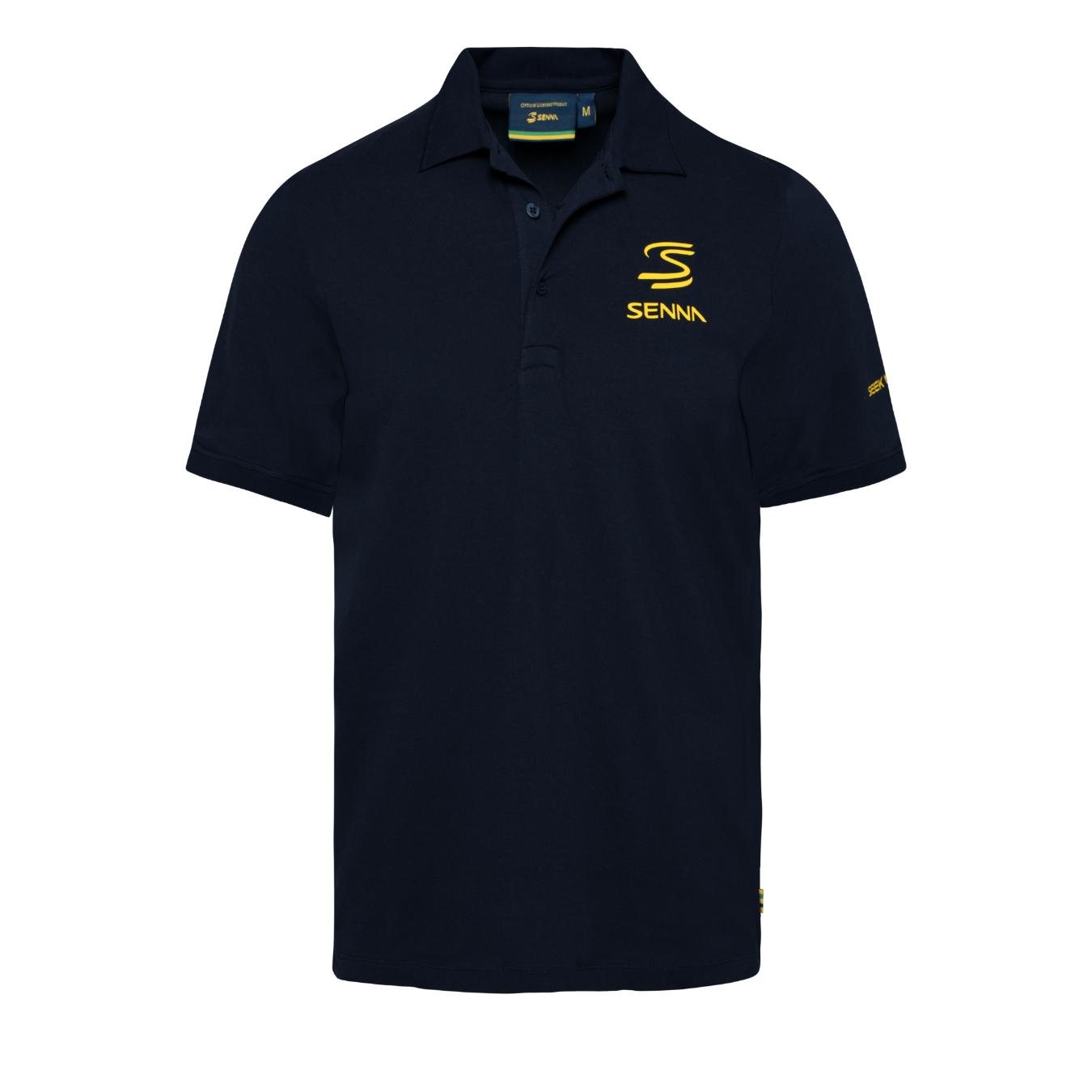 Polo Ayrton Senna Legacy de couleur navy pour homme